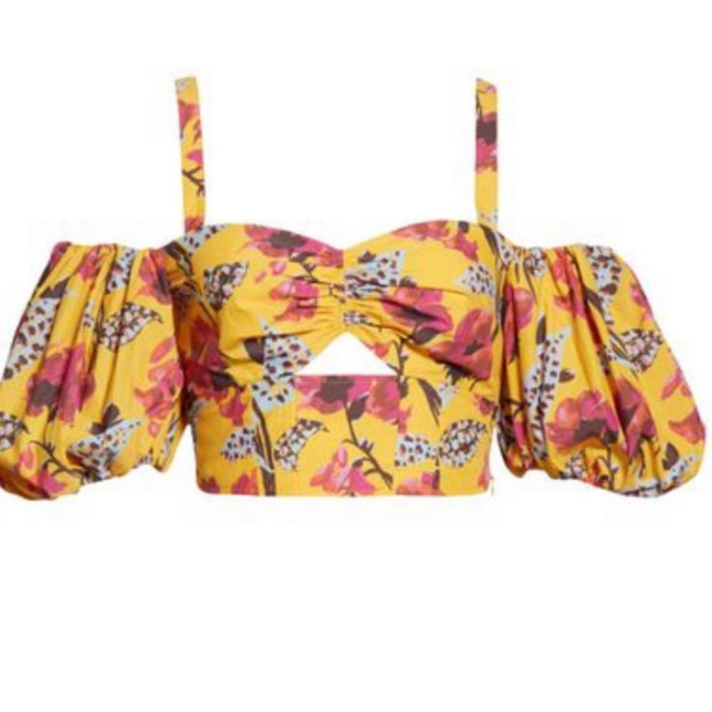 A.L.C. Melody Floral Top - Picture 1 of 11